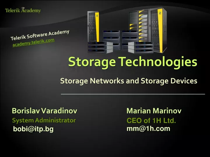 storage technologies