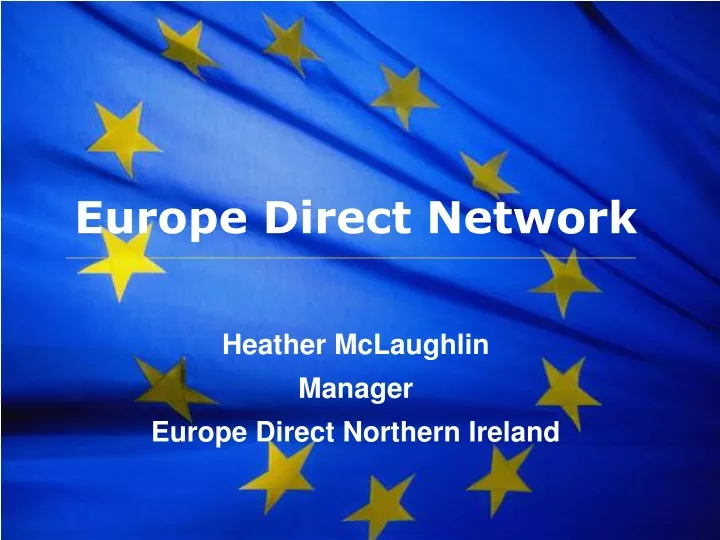 europe direct network heather mclaughlin manager