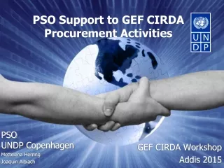 PSO Support to GEF CIRDA Procurement  Activities