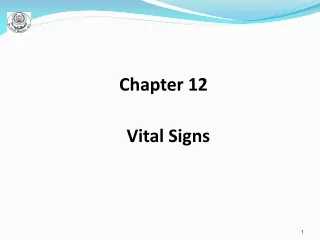 Chapter 12 Vital Signs
