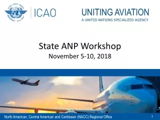 State ANP Workshop November 5-10, 2018