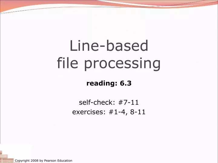line based file processing