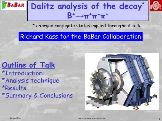 Dalitz analysis of the decay *  B + →π + π - π +
