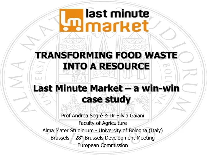 transforming food waste into a resource last
