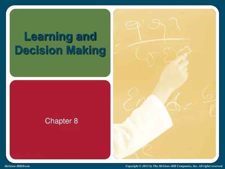 learning and decision making