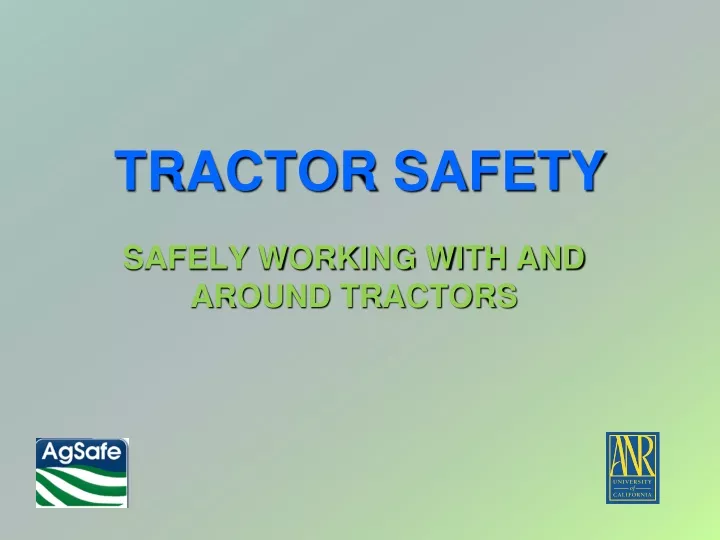 tractor safety