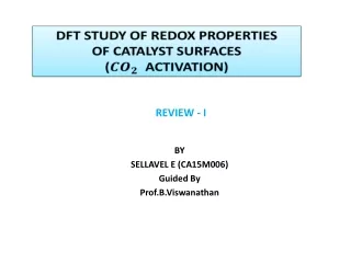 BY SELLAVEL E (CA15M006) Guided By Prof.B.Viswanathan