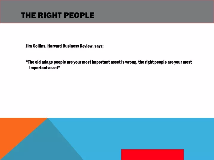 the right people