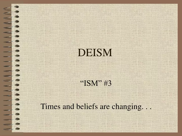 deism