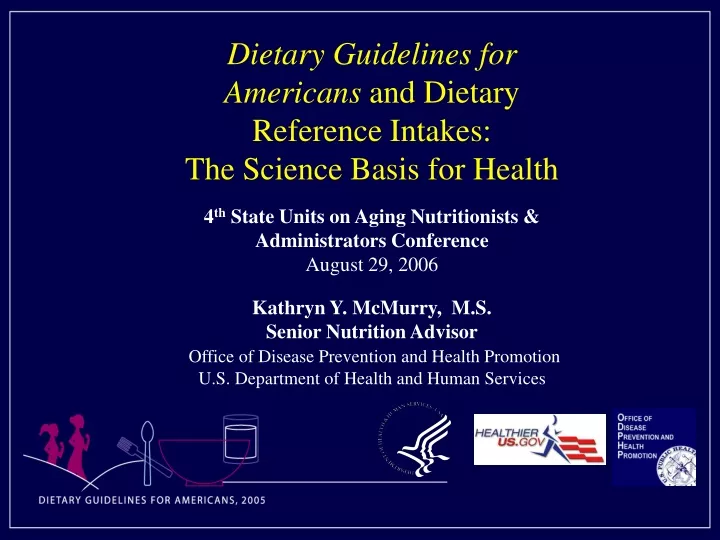 dietary guidelines for americans and dietary