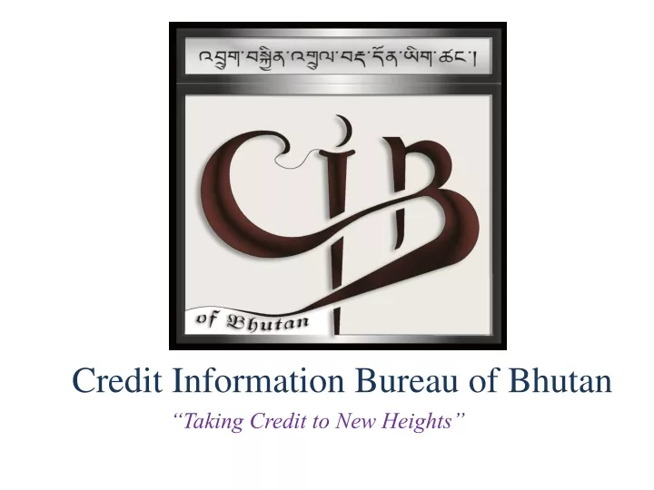 credit information bureau of bhutan