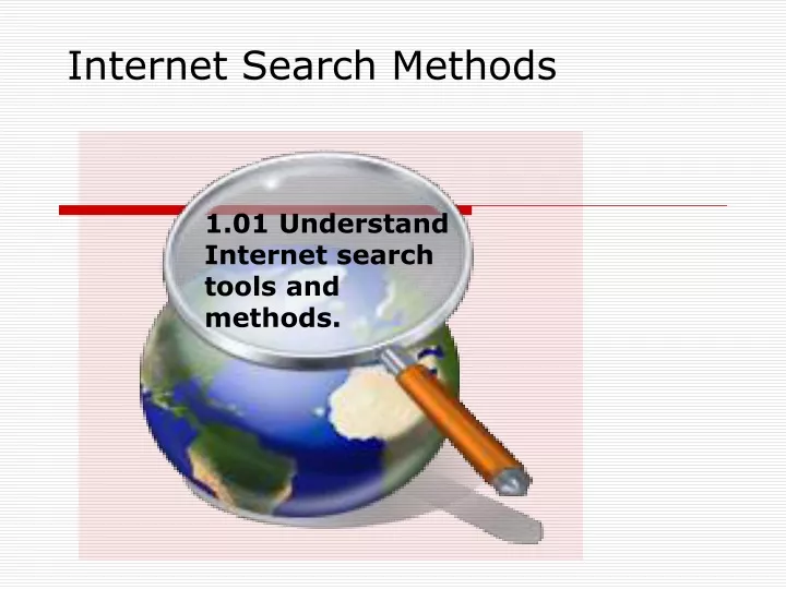 internet search methods