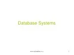 Database Systems - slide 1