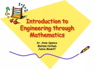 Introduction to Engineering through Mathematics