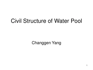 Civil Structure of Water Pool