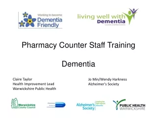 Pharmacy  Counter Staff Training Dementia