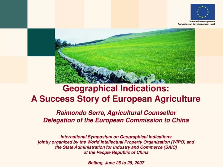 geographical indications a success story