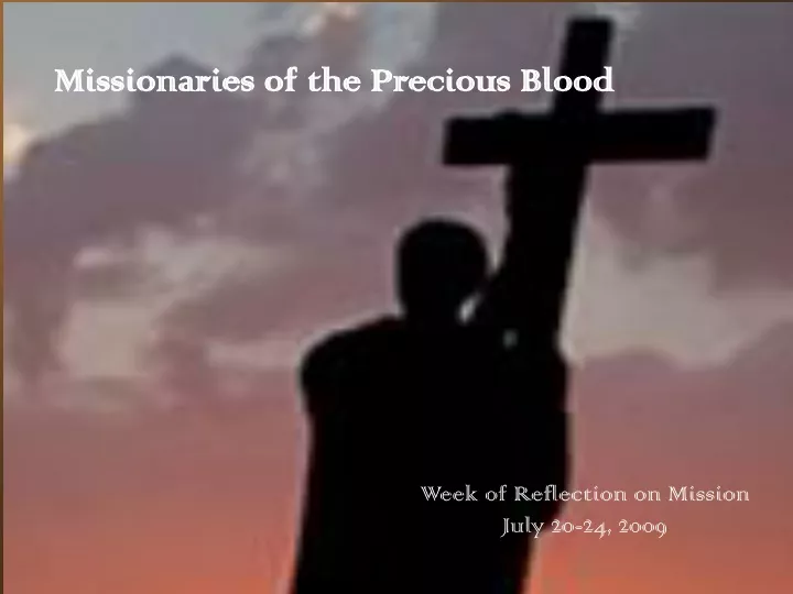 missionaries of the precious blood