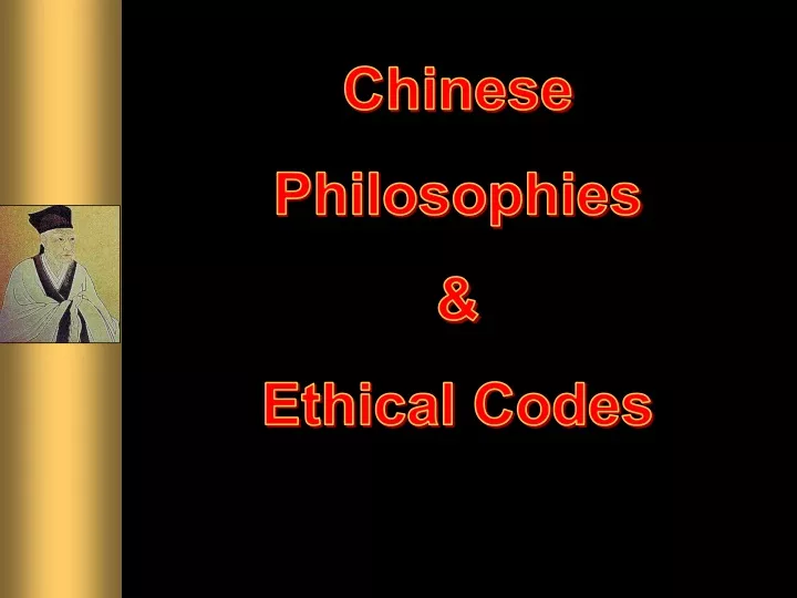 chinese philosophies ethical codes