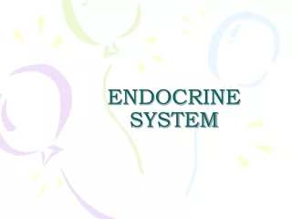 ENDOCRINE SYSTEM