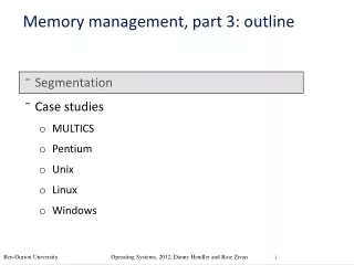 memory management part 3 outline