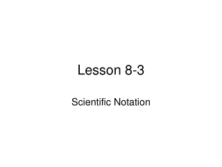 Lesson 8-3