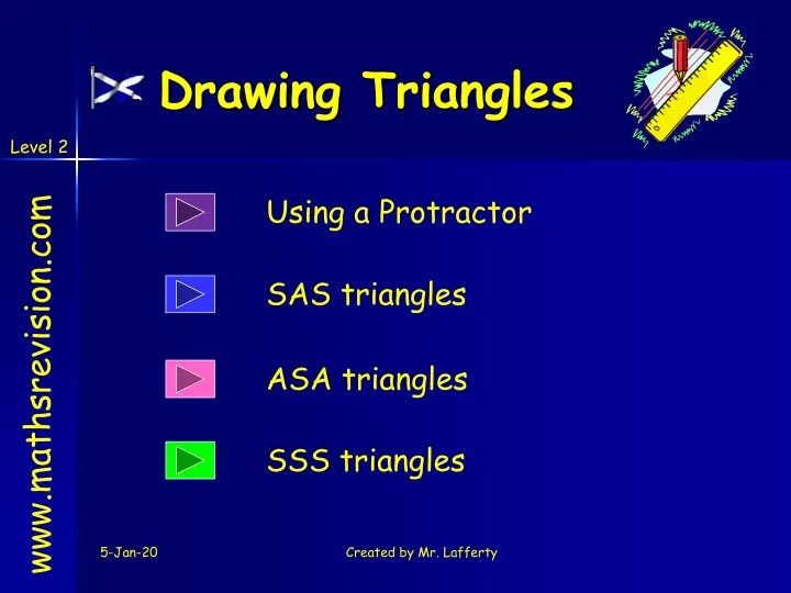 drawing triangles