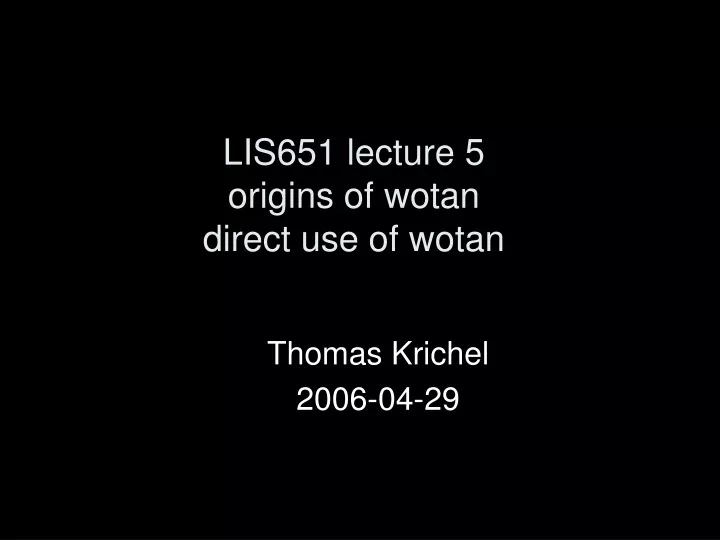 thomas krichel 2006 04 29