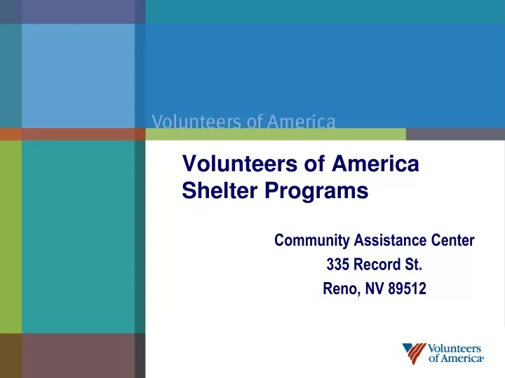 volunteers of america shelter programs