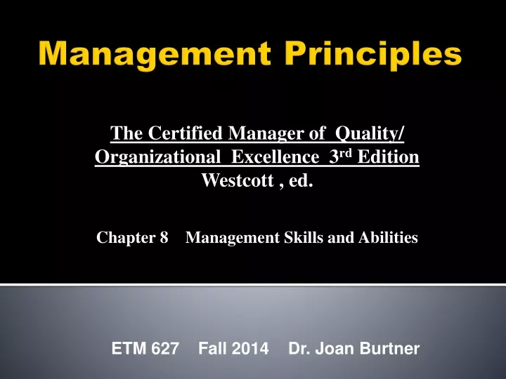 management principles