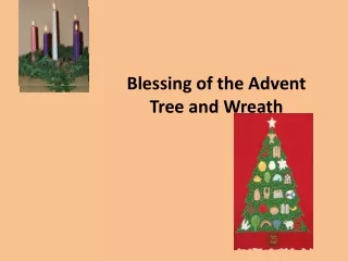 Blessing  of the Advent Tree and Wreath