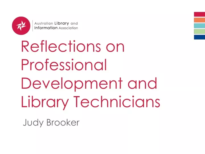 reflections on professional development and library technicians