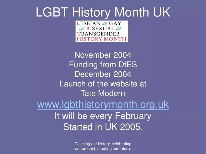 lgbt history month uk