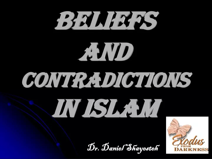 beliefs and contradictions in islam