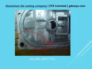 Aluminium die casting company  | SYX Liminted | gdszsyx