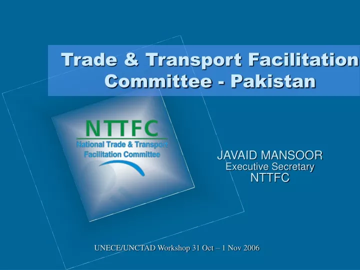 trade transport facilitation committee pakistan
