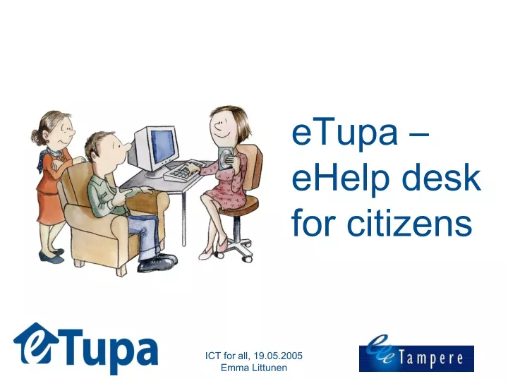 etupa ehelp desk for citizens