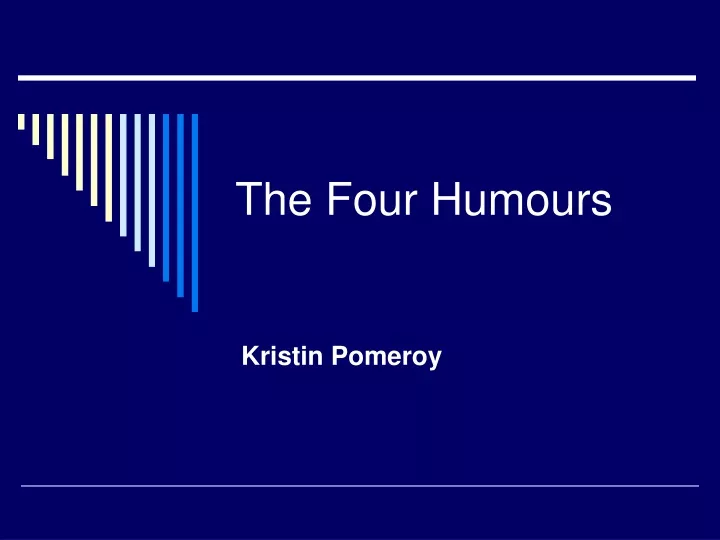 the four humours