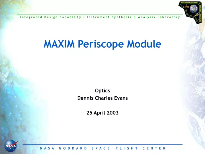maxim periscope module