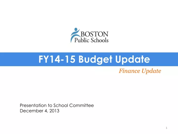 fy14 15 budget update