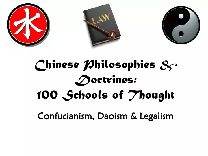 chinese philosophies doctrines 100 schools of thought