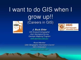 I want to do GIS when I grow up!! (Careers in GIS)