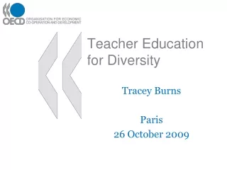 Teacher Education for Diversity