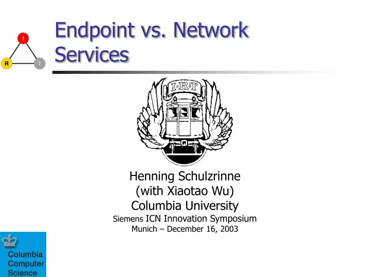 endpoint vs network services