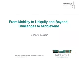 From Mobility to Ubiquity and Beyond: Challenges to Middleware