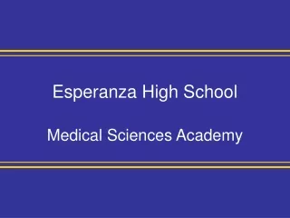 Esperanza High School