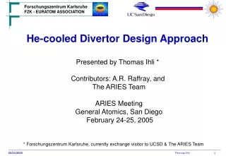 He-cooled Divertor Design Approach