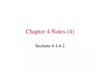 Chapter 4 Notes (4)