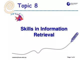 Skills in Information Retrieval