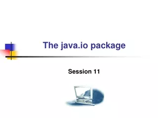 The java.io package